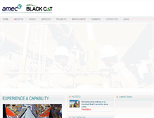 Tablet Screenshot of amec-blackcat.com